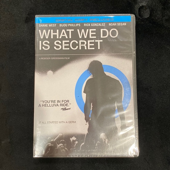 š New Sealed WHAT WE DO IS SECRET dvd āThe Germsā Pat Smear Darby Crash Punk - Picture 1 of 1